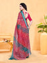 Vasthrlay Organza Printed Unstitched Rani Free Ethnic Wear