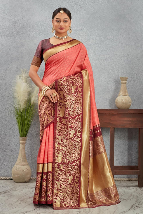 Vasthrlay Design Banarasi Traditional Whitered