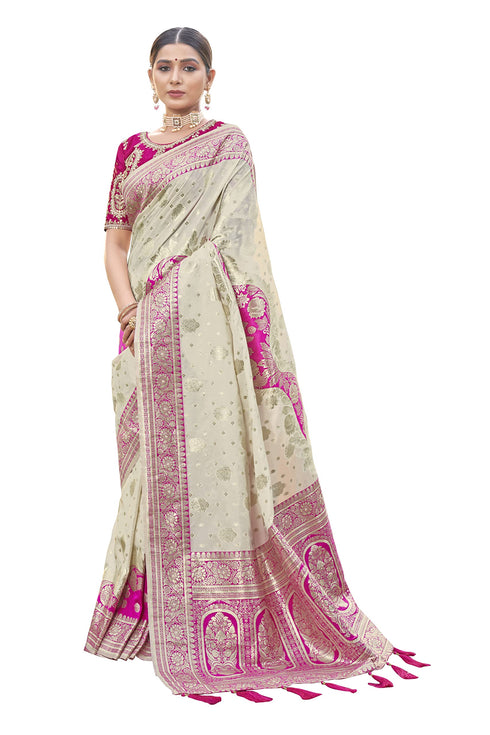 Vasthrlay Adorable Pattern Banarasi Piece Mn1738