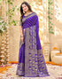 Vasthrlay Womens Weaving Unstitched Red Saree