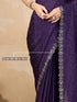 Vasthrlay Siroski Unstitch Grey Ethnic Wear