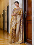 Vasthrlay Banarasi Weaving Peach Saree