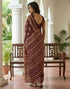 Vasthrlay Chanderi Printed Unstitched Beige Saree