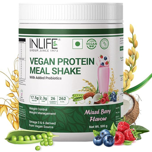 Inlife Vegan Protein Meal Mixed Berry Flavour