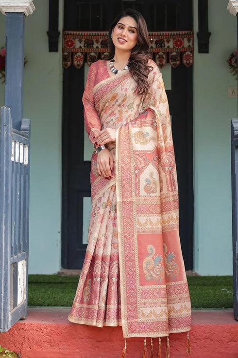 Vasthrlay Cotton Unstitched Blouse Ethnic Wear