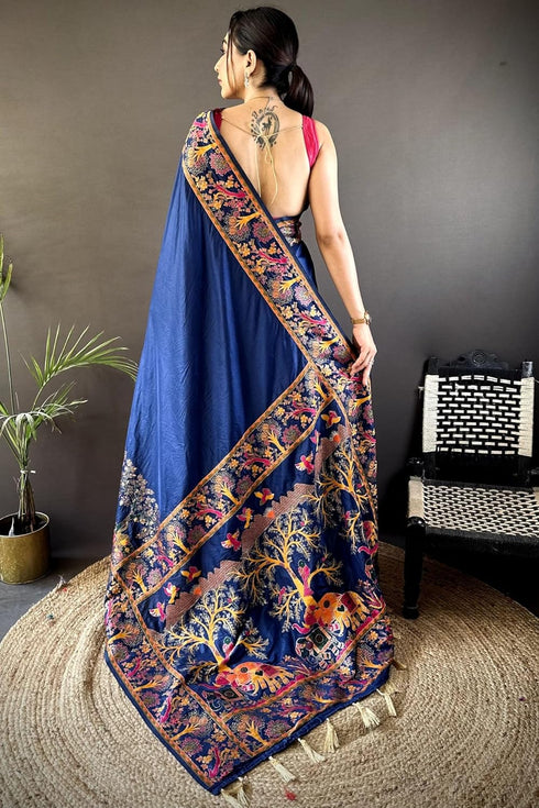 Vasthrlay Kanjivaram Unstitched Blouse Ethnic Wear