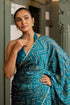 Vasthrlay Fashion Georgette Sequins Navy Ethnic Wear