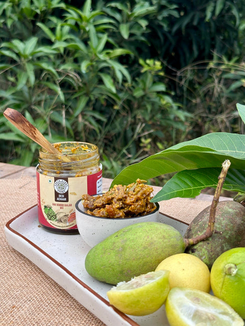 Earth Story Farms Desi Mixed Pickle Aam Nimboo Gajar Mix Mixed