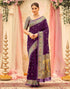 Vasthrlay Weaving Paithani Unstitched Pink Saree