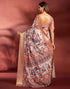 Vasthrlay Printed Jacquard Unstitched Rama Green Saree