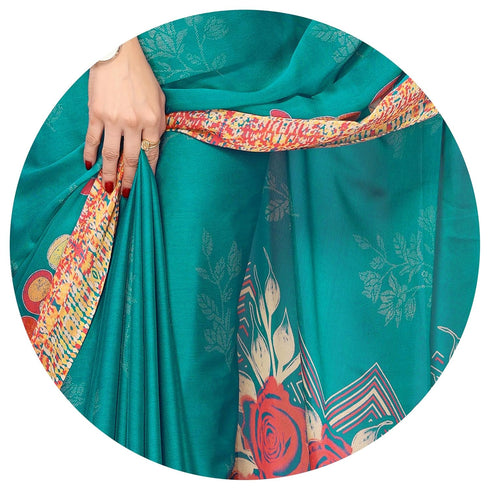 Vasthrlay Fashion Chiffon Georgette Dark Ethnic Wear