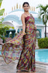 Vasthrlay Fashion Georgette Leheriya Dark Ethnic Wear