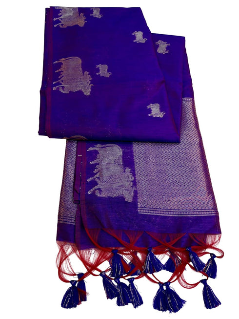 Vasthrlay Tussar Kalamkari