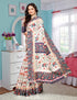 Vasthrlay Women's Cotton Kalamkari Wedding Saree With Blouse Piece