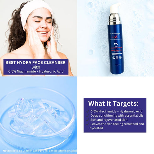 A+ Korean Glass Hydra Foaming Face Cleanser With Rice Water