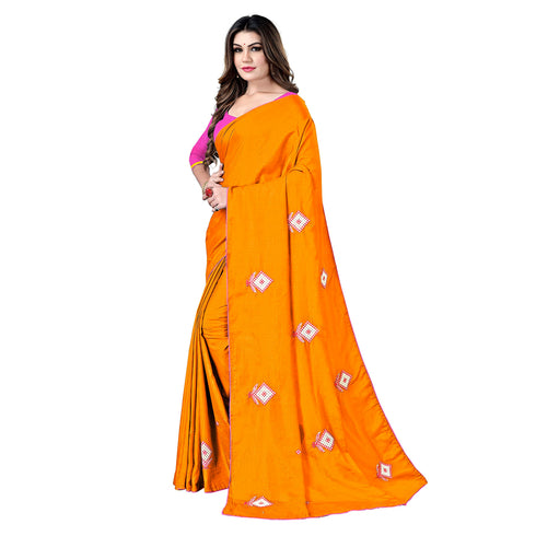 Vasthrlay Embroidery Unstitched Saree