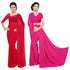 VasthrlayGeorgette Unstitched Red Pink Free Ethnic Wear