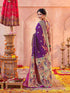 Vasthrlay Banarasi Weaving Navy Navy Blue Saree