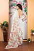 Vasthrlay White Unstitched Saree