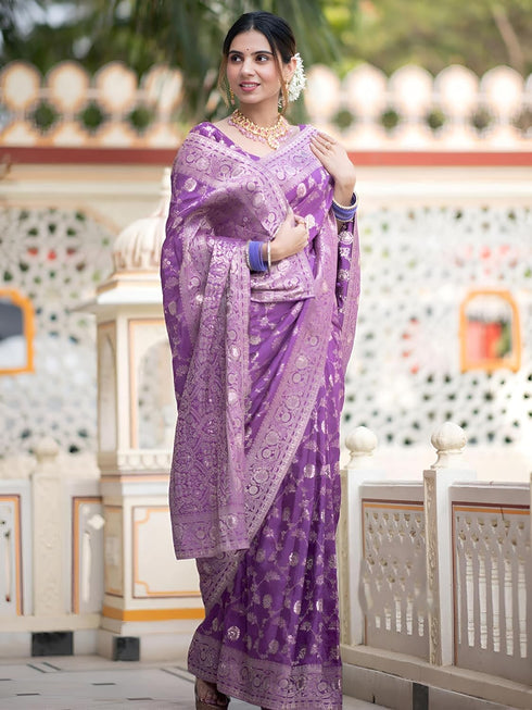 Vasthrlay Kanjivaram Banarasi Wedding Sari Az Ys Shayani Saree