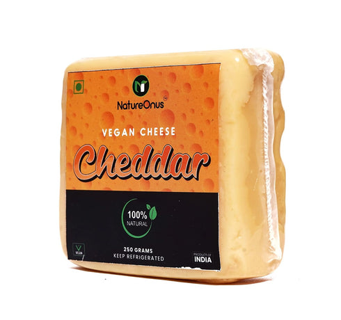 NatureOnus Vegan Cheddar Cheese Block