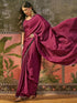 Vasthrlay Sequins Embroidery Black Saree