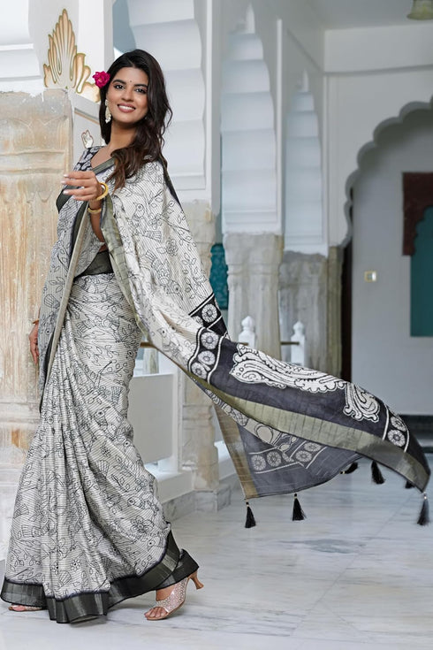 Vasthrlay Fashion Handloom Printed Ethnic Wear