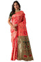 Vasthrlay Pink Silk Saree