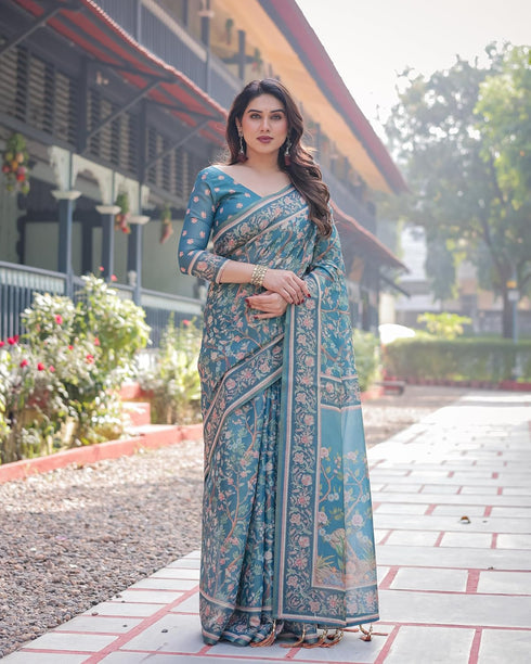Vasthrlay Handloom Printed Saree