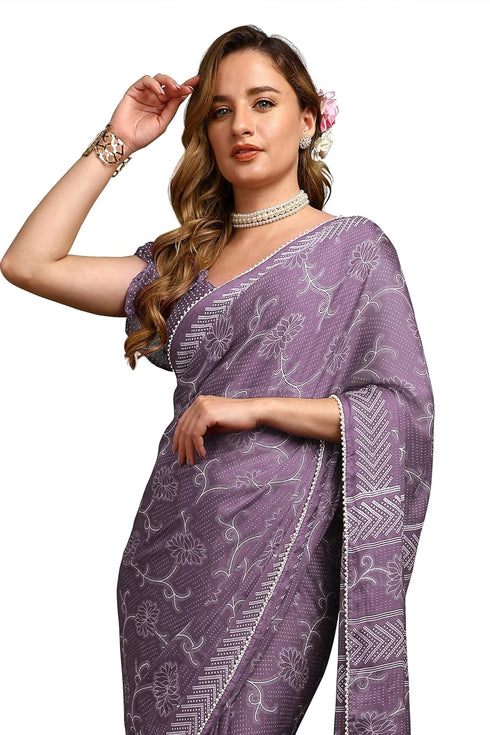 Vasthrlay Fashion Chiffon Printed Ethnic Wear
