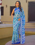 Vasthrlay Georgette Weaving Unstitched Red Saree