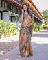 Vasthrlay Handloom Cotton Multicolour Saree