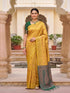 Vasthrlay Jacquard Traditional Unstitch Purpleorange Ethnic Wear
