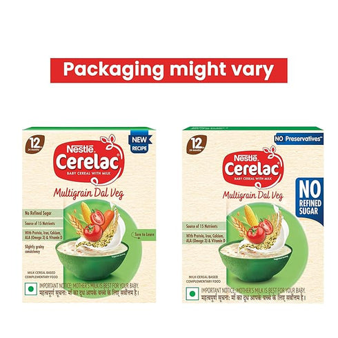 CERELAC Baby Food Cereal | Multigrain Dal Veg