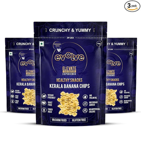 Evolve Kerala Banana Chips Healthy Snacks