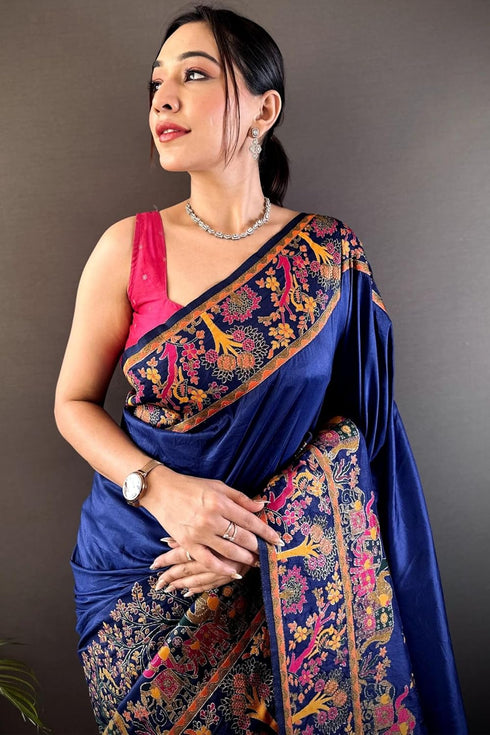 Vasthrlay Kanjivaram Unstitched Blouse Ethnic Wear