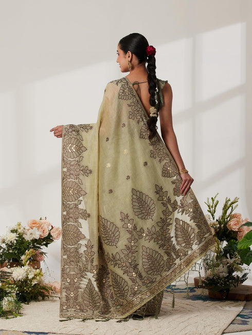 Vasthrlay Cotton Unstitched Saree