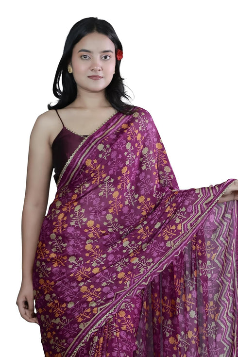 Vasthrlay Fashion Chiffon Printed Ethnic Wear