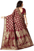 VasthrlayWomen's Maroon Kanchipuram Saree