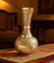 Brass Bidri Work Flower Vase (8-Inch, Polished)