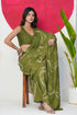 Vasthrlay Fashion Georgette Geometric Dusty Ethnic Wear