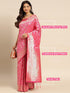 Vasthrlay Jacquard Traditional Unstitched Pink Ethnic Wear