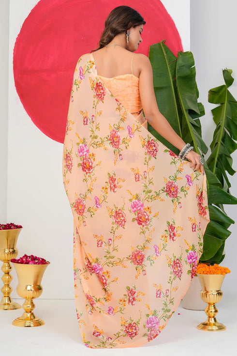 Vasthrlay Fashion Chiffon Georgette Dusty Ethnic Wear