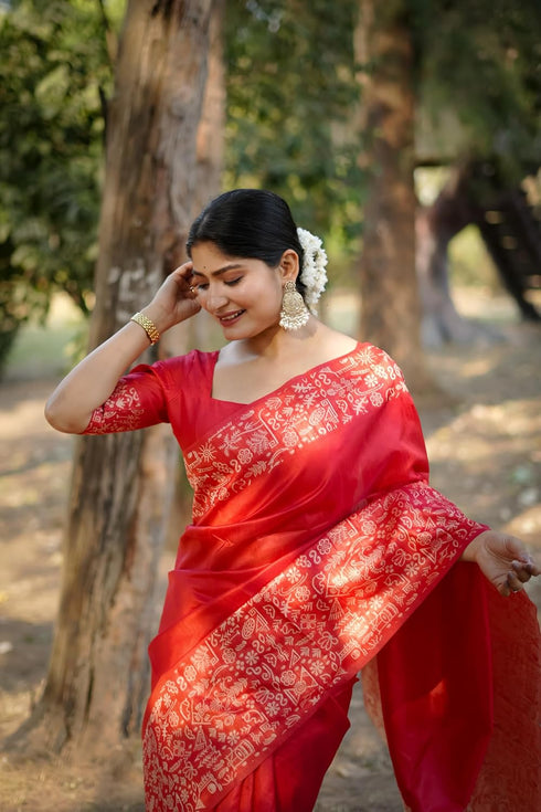 Vasthrlay Tussar Handloom Saree