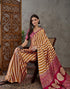 Vasthrlay Printed Tassels Unstitched Maroon Saree