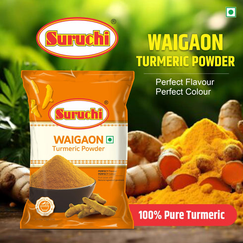 Suruchi Waigaon Turmeric Powder 50g Authentic Waigaon Haldi
