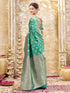 Vasthrlay Georgette Scalloped Purple Saree