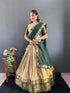 Vasthrlay Traditional Banarasi Contrasting Lemonrama