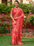 Vasthrlay Bandhani Printed Unstitched Peach Saree