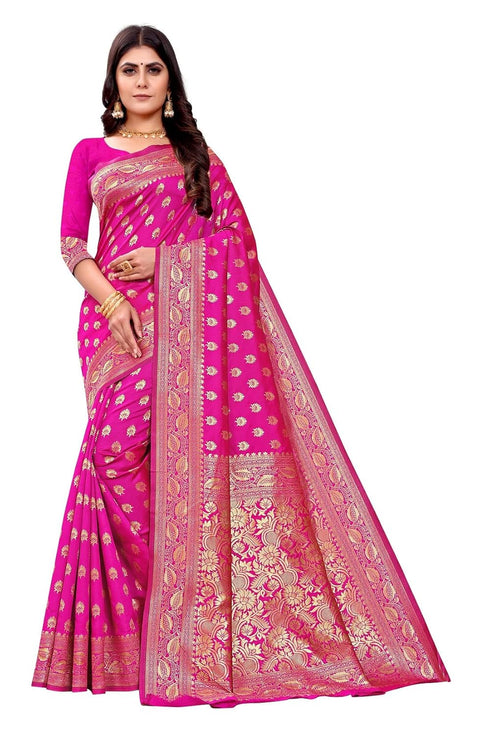 Vasthrlay Women's Kanchipuram Saree